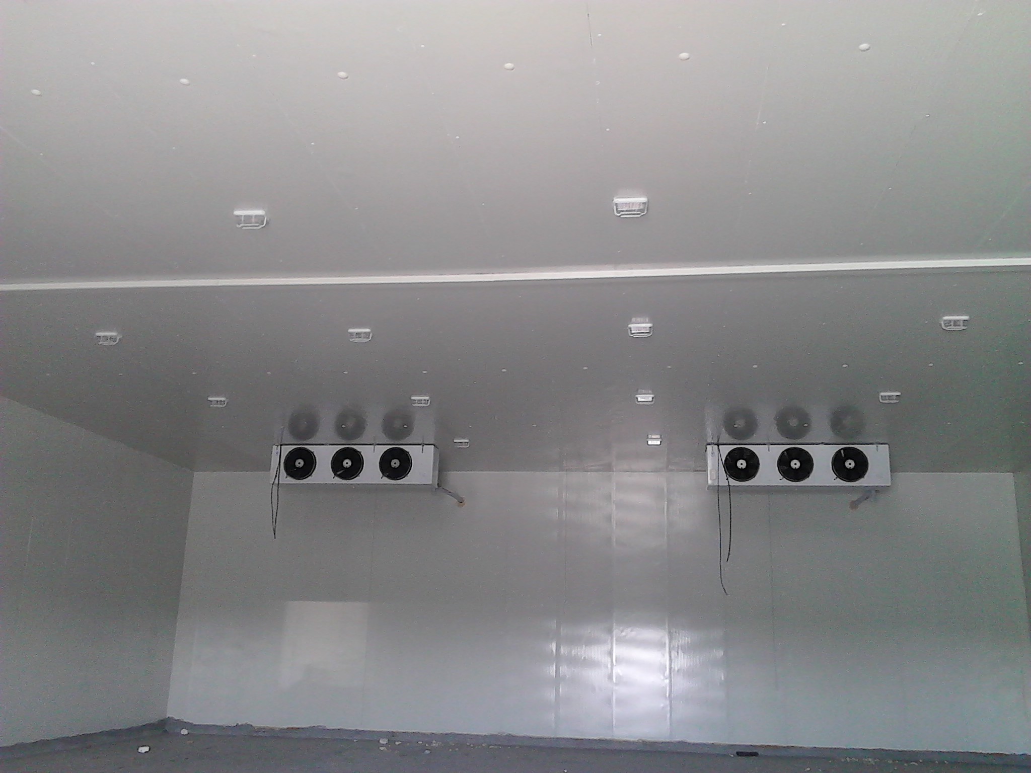 果蔬冷庫(kù)安裝完成庫(kù)內(nèi)